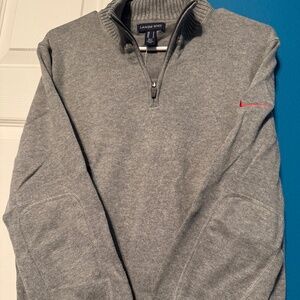 Lands’ End Quarter Zip Pullover Sweater w/ Verizon Logo Unisex